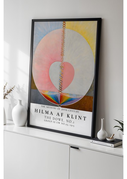 ⁠hilma Af Klint - Mistik Sembolizm - Ahşap Çerçeveli duvar tablosu