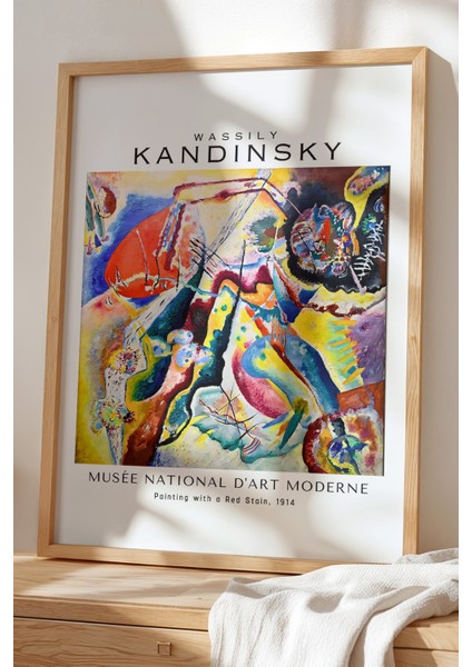 Wassily Kandinsky - Soyut Denge - Ahşap Çerçeveli Duvar tablosu