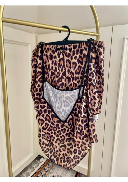 Leopar Pijama Takımı