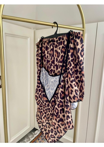 Leopar Pijama Takımı