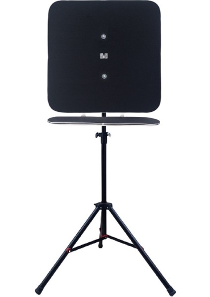 Raf Düzenekli Tripod Ayaklı Kare Dart Arkalık, Siyah