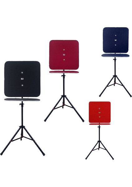 Raf Düzenekli Tripod Ayaklı Kare Dart Arkalık, Siyah