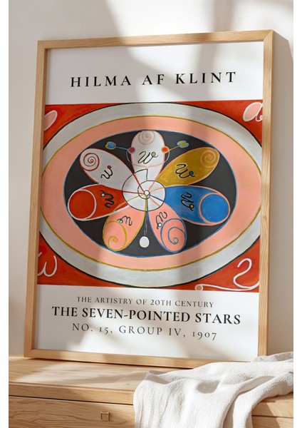 Hilma Af Klint - Spiritüel Geometri - Ahşap Çerçeveli Duvar Tablosu