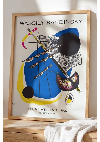Wassily Kandinsky - Soyut Denge - Ahşap Çerçeveli Duvar tablosu