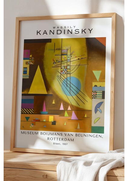 Wassily Kandinsky - Ruhsal Formlar - Ahşap Çerçeveli Duvar tablosu