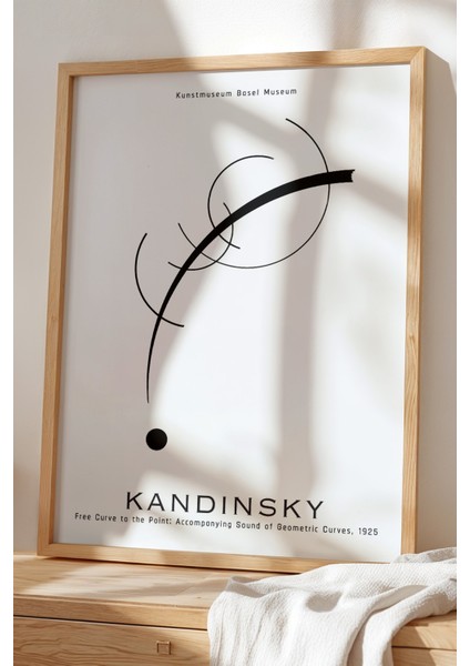 Wassily Kandinsky - Soyut Denge - Ahşap Çerçeveli Duvar tablosu