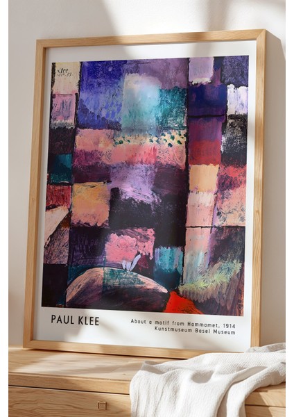 Paul Klee - Soyut Duygular - Ahşap Çerçeveli Duvar tablosu
