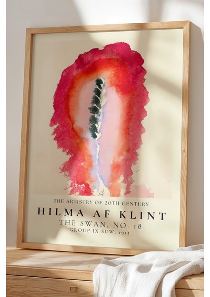 Hilma Af Klint - Spiritüel Geometri - Ahşap Çerçeveli Duvar Tablosu