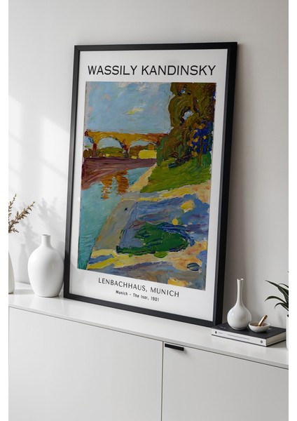 Wassily Kandinsky - Ruhsal Formlar - Ahşap Çerçeveli Duvar tablosu