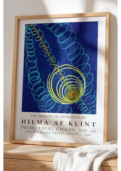 ⁠hilma Af Klint - Mistik Sembolizm - Ahşap Çerçeveli duvar tablosu