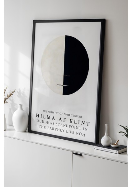 Hilma Af Klint - Soyut Denge - Ahşap Çerçeveli Duvar tablosu