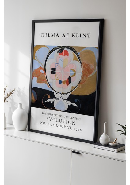 ⁠hilma Af Klint - Mistik Sembolizm - Ahşap Çerçeveli duvar tablosu