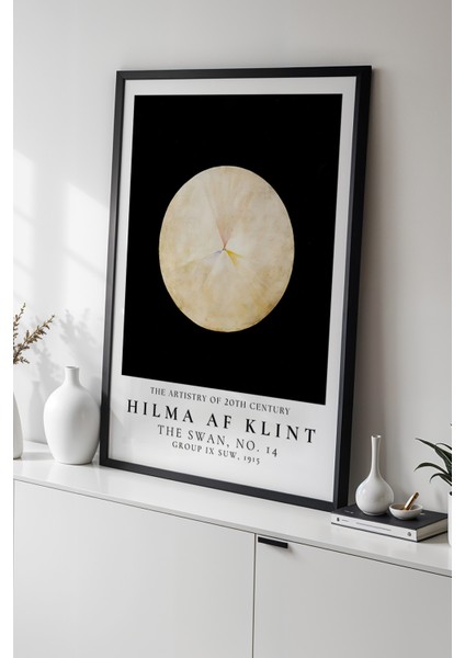 Hilma Af Klint - Soyut Denge - Ahşap Çerçeveli Duvar tablosu
