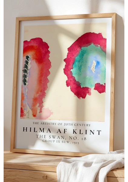 Hilma Af Klint - Soyut Denge - Ahşap Çerçeveli Duvar tablosu