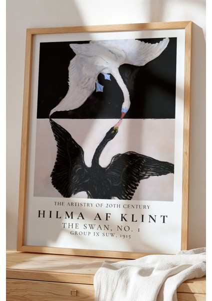 Hilma Af Klint - Soyut Denge - Ahşap Çerçeveli Duvar tablosu
