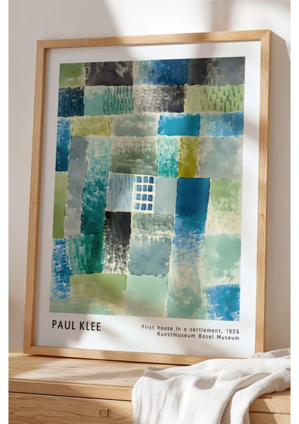 Paul Klee - Renklerin Senfonisi - Ahşap Çerçeveli Duvar tablosu