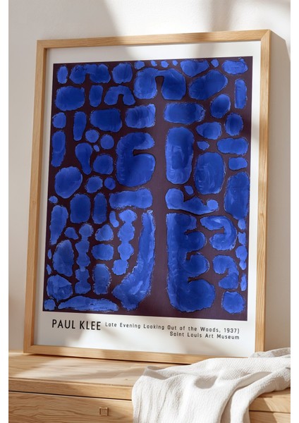 Paul Klee - Soyut Duygular - Ahşap Çerçeveli Duvar tablosu