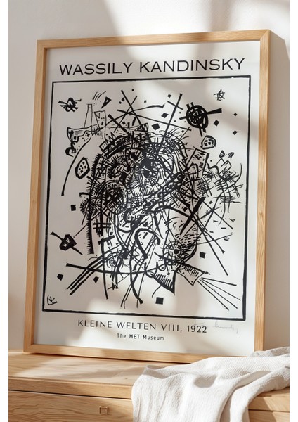 Wassily Kandinsky - Soyut Denge - Ahşap Çerçeveli Duvar tablosu