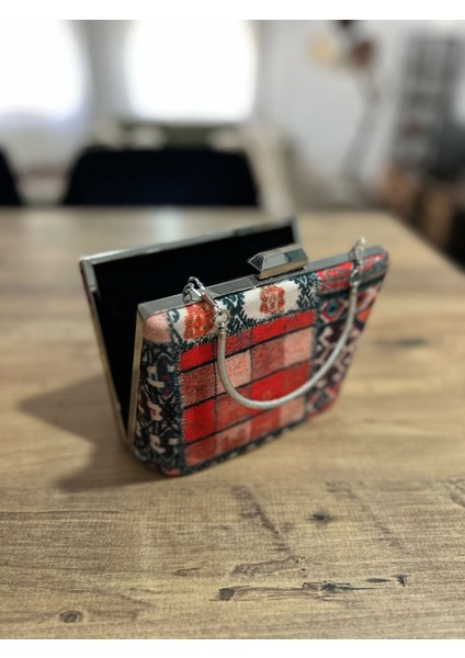 Portföy Çanta, Hasır Çanta, El Yapımı Clutch Çanta, Günlük Çanta, Piramit Tasarım Çanta