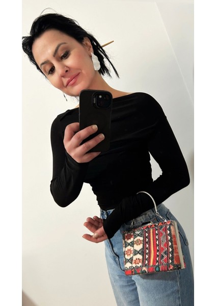 Portföy Çanta, Hasır Çanta, El Yapımı Clutch Çanta, Günlük Çanta, Piramit Tasarım Çanta