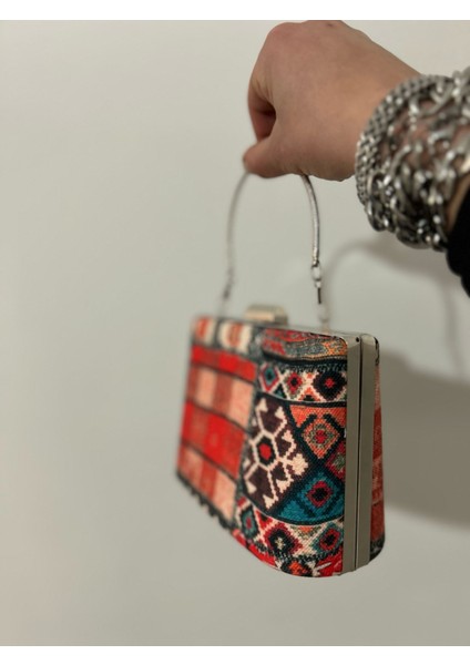 Portföy Çanta, Hasır Çanta, El Yapımı Clutch Çanta, Günlük Çanta, Piramit Tasarım Çanta