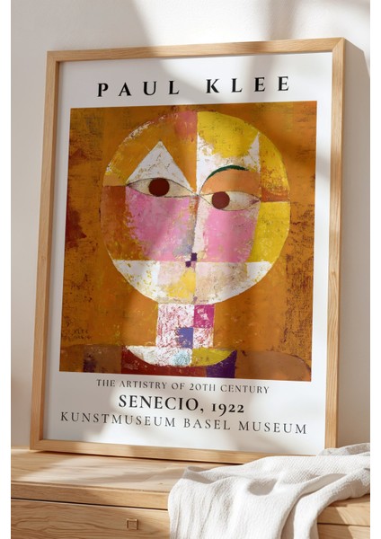 Paul Klee - Renklerin Senfonisi - Ahşap Çerçeveli Duvar tablosu