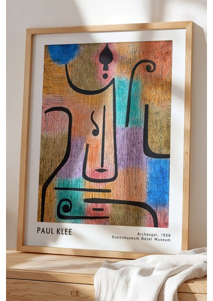 Paul Klee - Soyut Duygular - Ahşap Çerçeveli Duvar tablosu