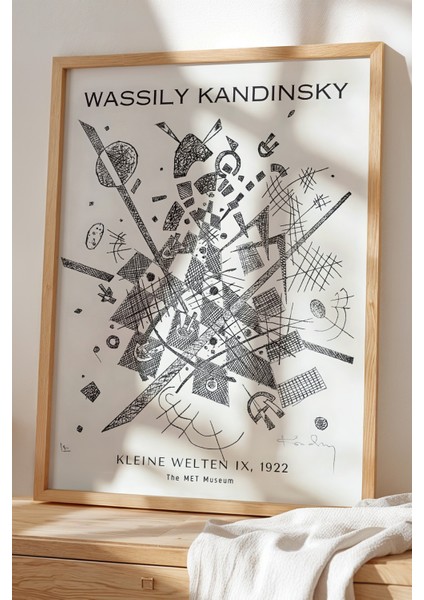 Wassily Kandinsky - Soyut Denge - Ahşap Çerçeveli Duvar tablosu