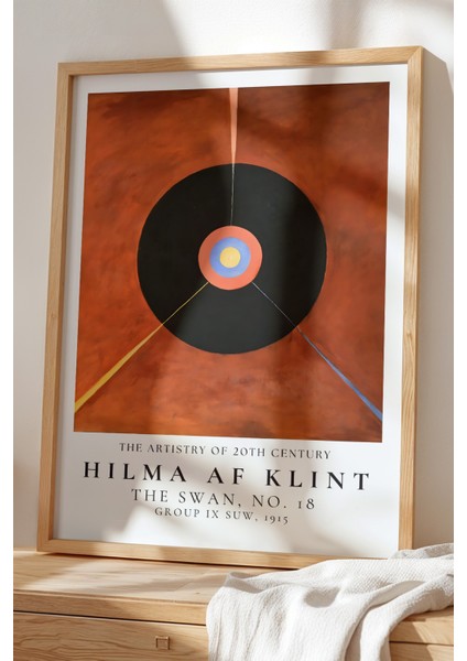 Hilma Af Klint - Soyut Denge - Ahşap Çerçeveli Duvar tablosu