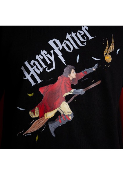 Harry Potter Çift Iplik Dokumalı %100 Pamuk Premium T-Shirt modelleri