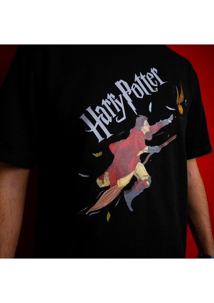 Harry Potter Çift Iplik Dokumalı %100 Pamuk Premium T-Shirt indirimleri
