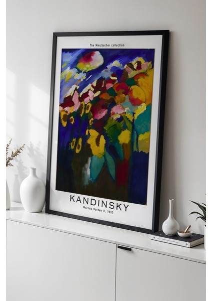 Wassily Kandinsky - Soyut Denge - Ahşap Çerçeveli Duvar tablosu
