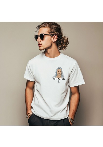 Witcher Çift Iplik Dokumalı %100 Pamuk Premium T-Shirt