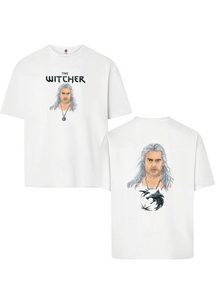 Witcher Öa Çift Iplik Dokumalı %100 Pamuk Premium T-Shirt