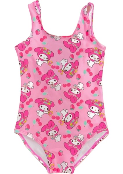Sanrio My Melody Pembe Kız Çocuk Mayo