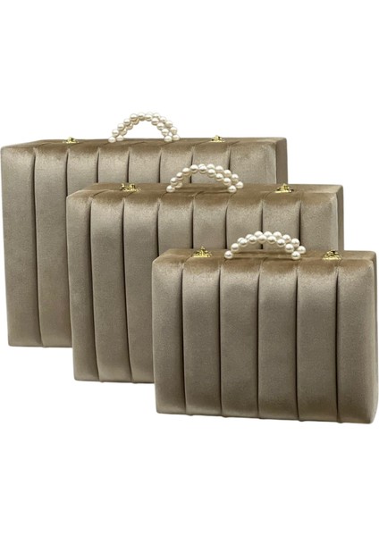 Cappuccıno 3'lü Damat Bohça Sandığı, Nişan Bohça Sandığı, Çeyiz Sandığı