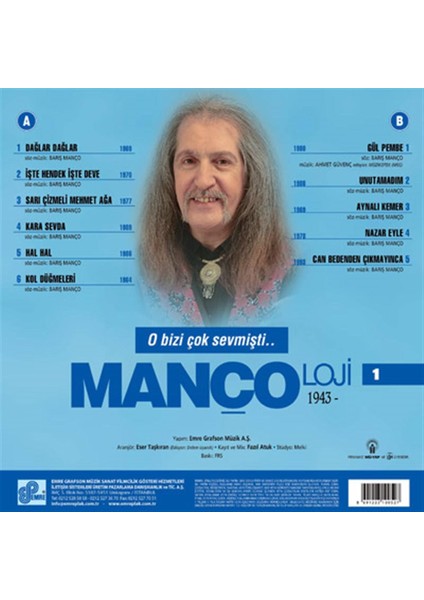 Barış Manço Mançoloji 1 (Plak)
