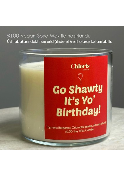 Birthday Kokulu Mum, Dekoratif Mum, Soya Wax Mum, Dekorasyon, Hediyelik Mum fiyatları