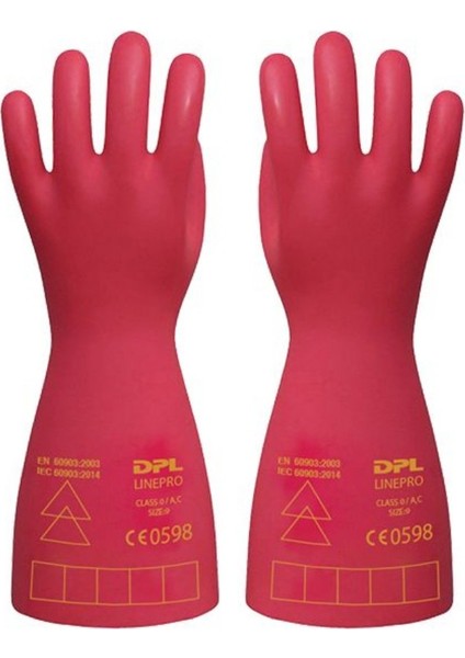 Lınepro Class 00 Kauçuk Elektrikçi Eldiveni (500V-2500V.AC)