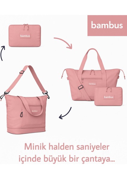 Genişleyebilen ve Küçülebilen Körüklü Günlük-Seyahat-Gezi-Omuz Çantası