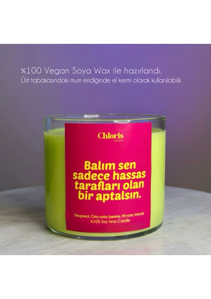 Balım Sen Sadece Hassas Tarafları Olan Bir Aptalsın Kokulu Mum, Mum, Dekoratif Mum, Dekorasyon fiyatları