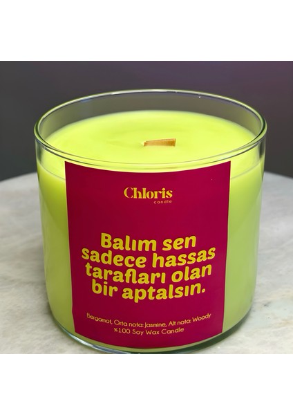 Balım Sen Sadece Hassas Tarafları Olan Bir Aptalsın Kokulu Mum, Mum, Dekoratif Mum, Dekorasyon modelleri