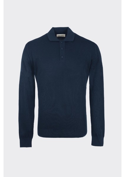 Erkek Düğmeli Polo Yaka TRIKO-KAX6706W