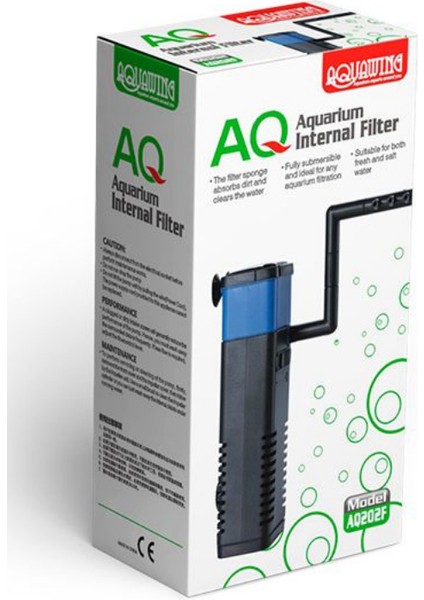 AQ202F-AQUAWING Akvaryum Iç Filtre 5W 500L/H (60)