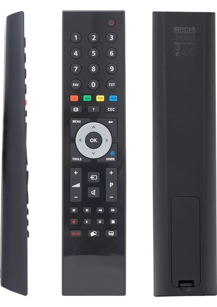 Arçelik Beko Metalik Göbekli LCD Kumanda (4887)