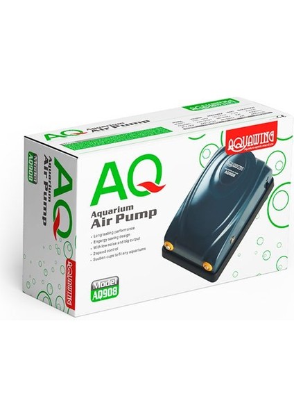 AQ908-AQUAWING Çift Çıkışlı Hava Motoru 5W