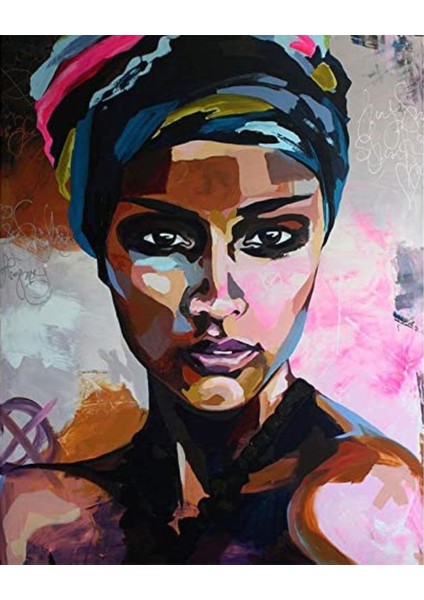 Canvas Afrika Hisleri Sayılarla Boyama Setirulo