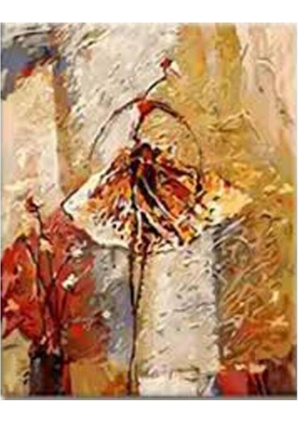 Canvas Çöl Dansı 1 Sayılarla Boyama Seti Rulo