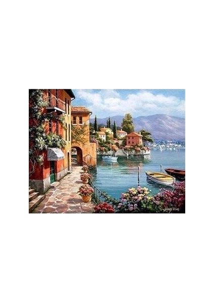 Canvas Masal Kasabası Sayılarla Boyama Seti Rulo