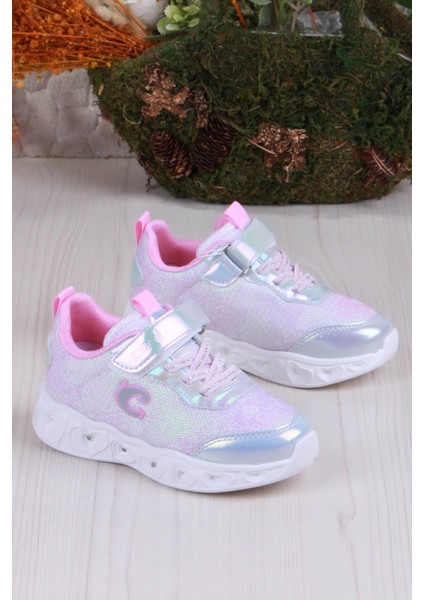Cool Yuki Rahat Hafif Sneaker Işıklı Kız Çocuk Ayakkabı